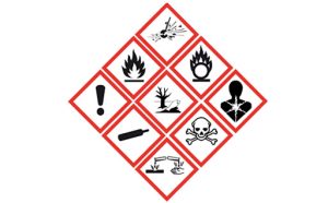 Dosimétrie des agents chimiques et pictogrammes de danger pour la sécurité au travail